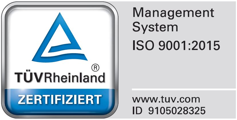 DIN ISO 9001 Zertifikat